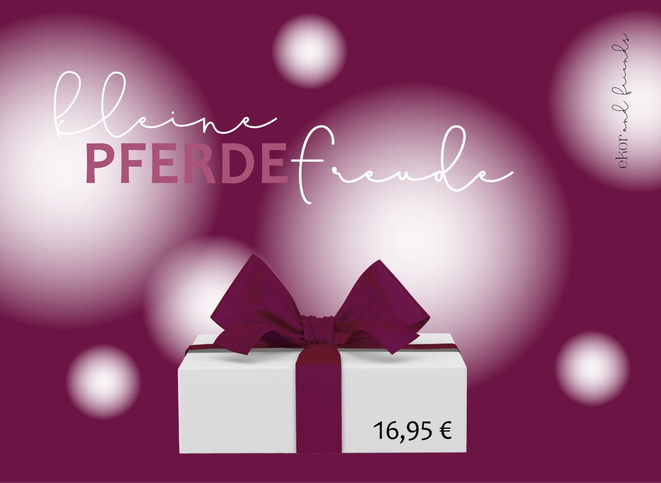 Kleine Pferdefreude